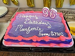 Happy 96th Birthday Mama Marj.